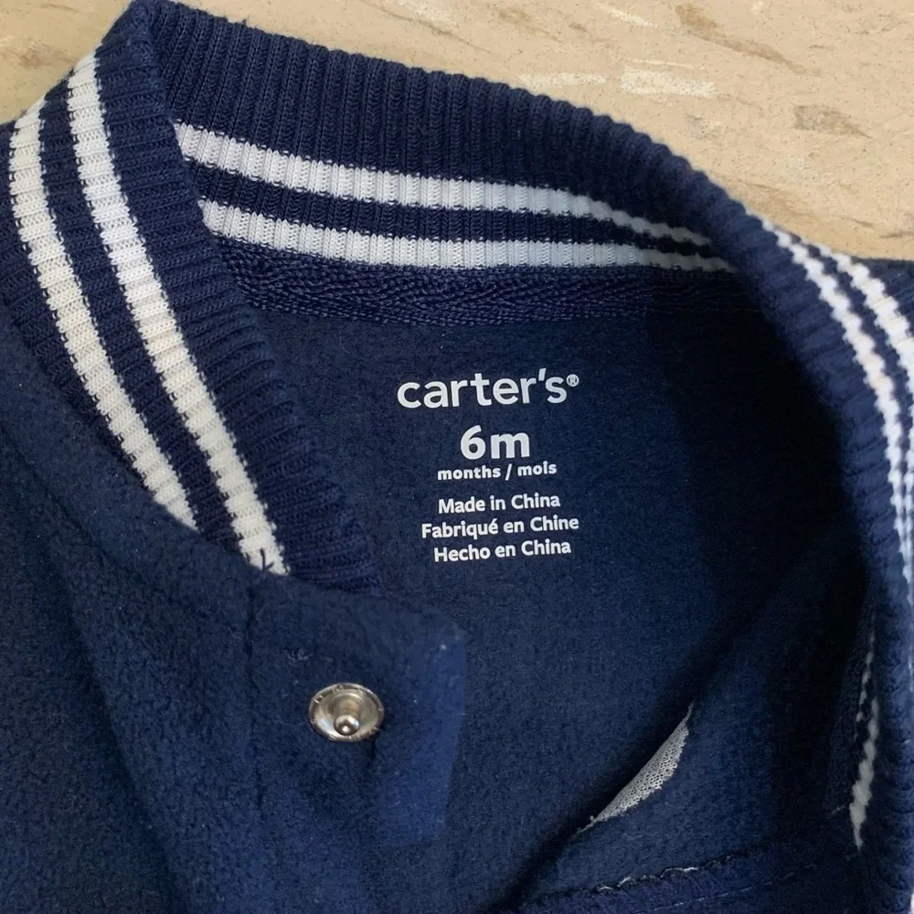 Carters Snap up Baseball Onesie